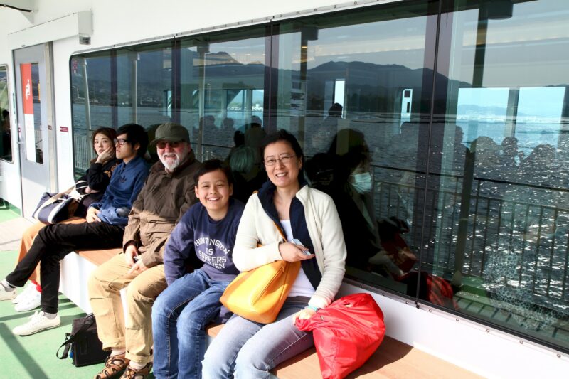 Auf der Fähre nach Miyajima