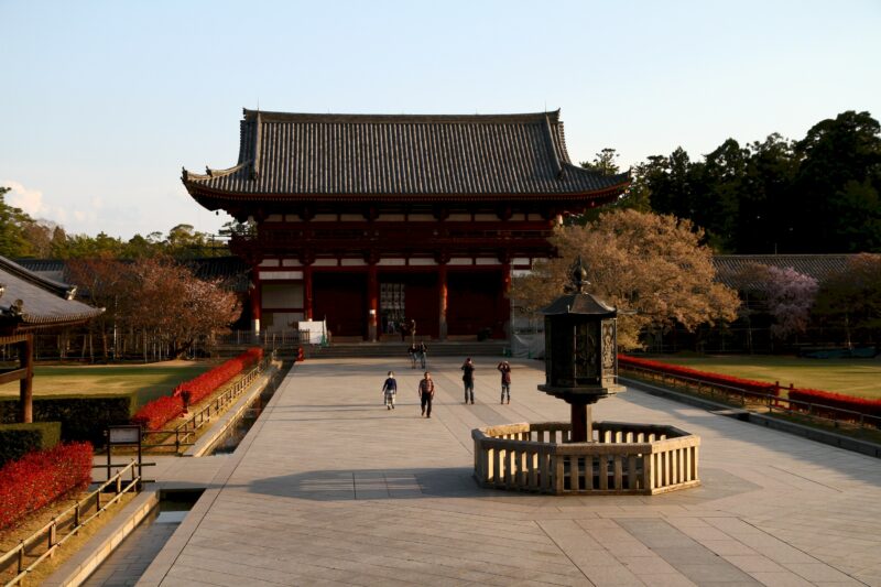 Blick zurück auf's Haupttor, Tōdai-ji