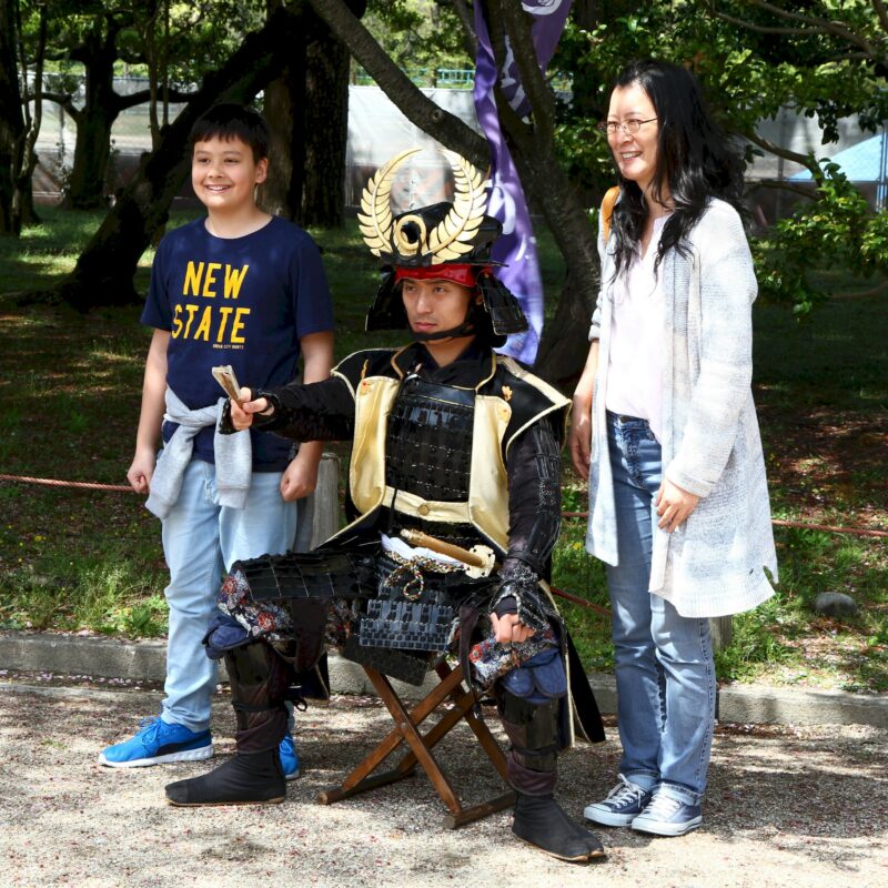 Gruppenbild mit Shogun