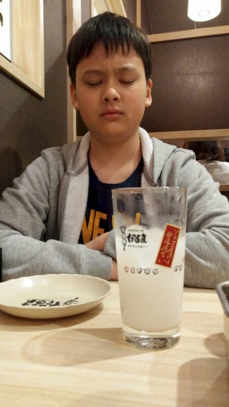 ... obwohl das Calpis doch ...