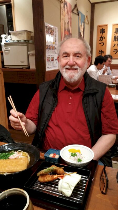 Udon mit Kushikatsu zum Mittag