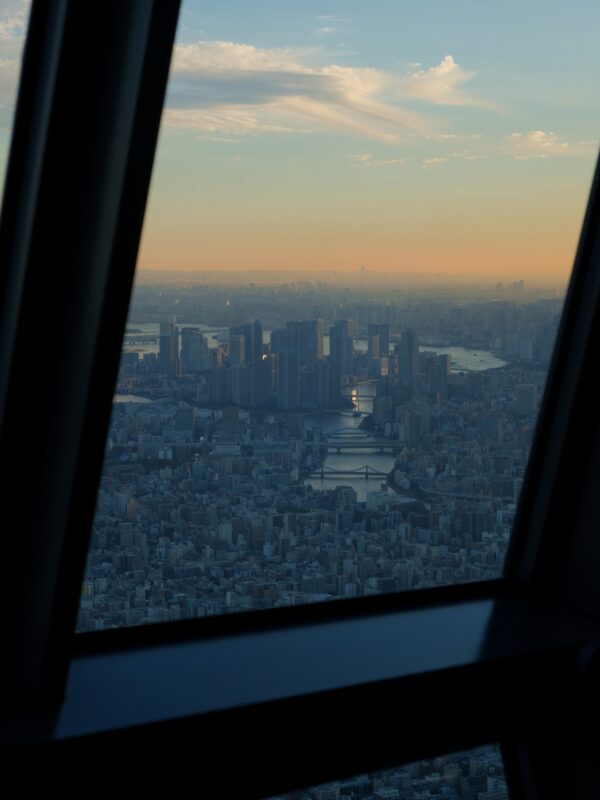 Blick vom Tokyo Skytree auf Odaiba