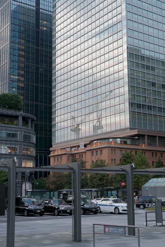 Taxi Stand am Bahnhof Tokyo