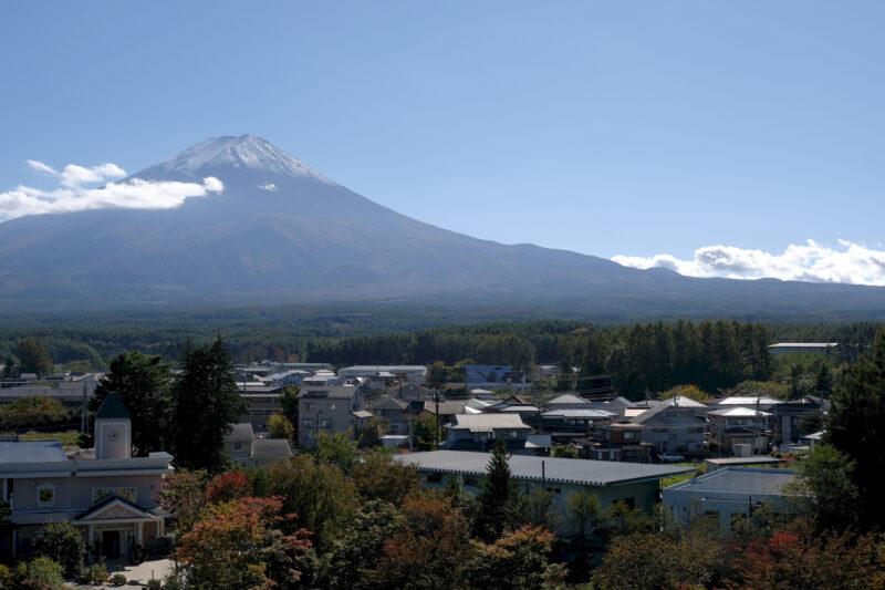 Blick auf den Fuji-san nahe Kawaguchi-ko