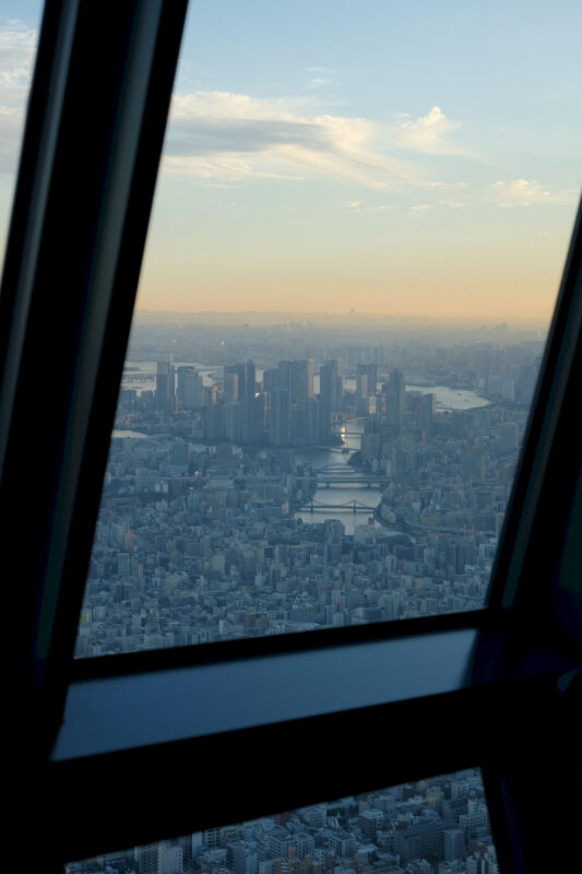 Blick vom Tokyo Skytree auf Odaiba